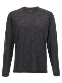 Zanone Light Wool Shirt Grey