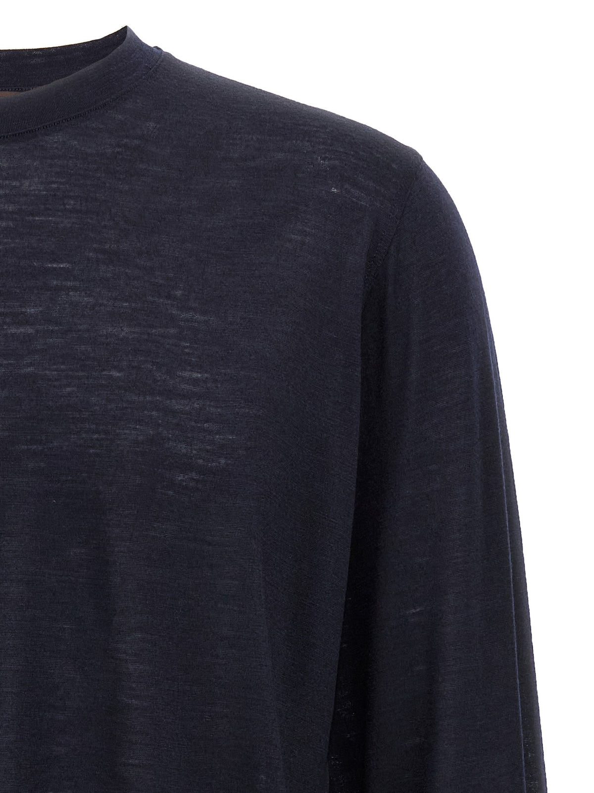 Zanone Light Wool Shirt Blue, view 3