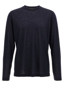 Zanone Light Wool Shirt Blue