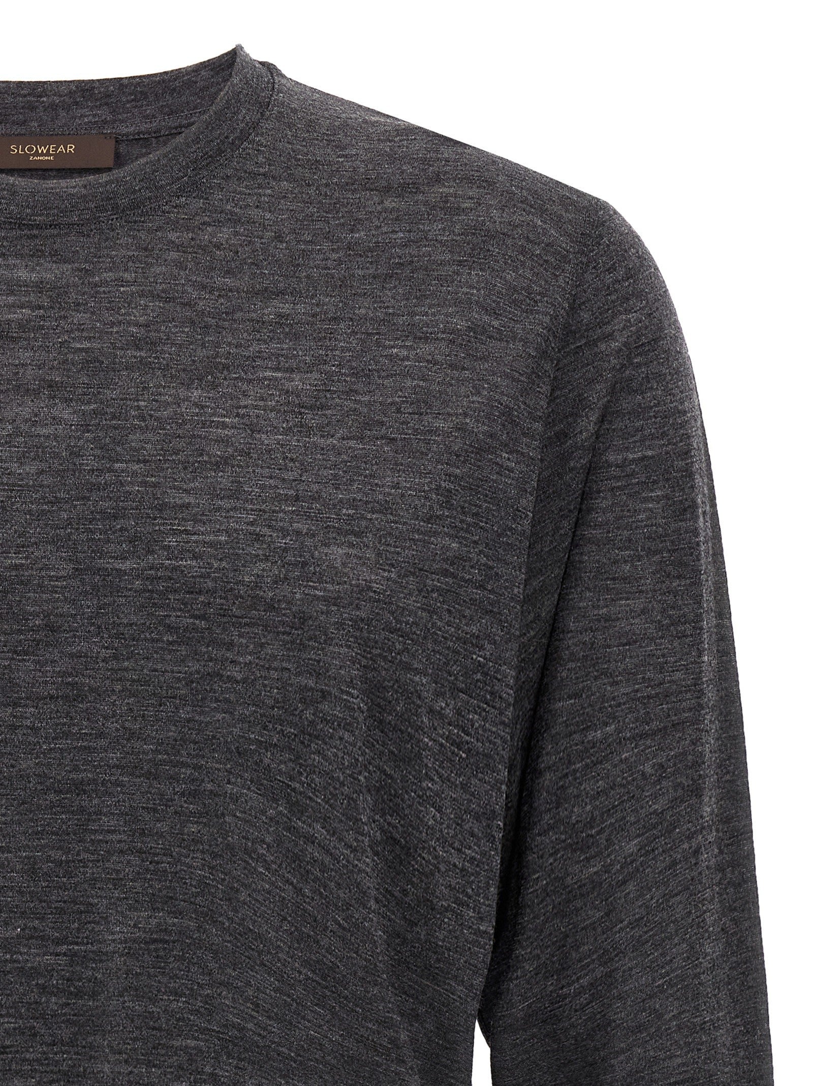 Zanone Light Wool Shirt Grey