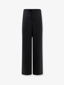 Gucci Women's Light Wool Trousers Black