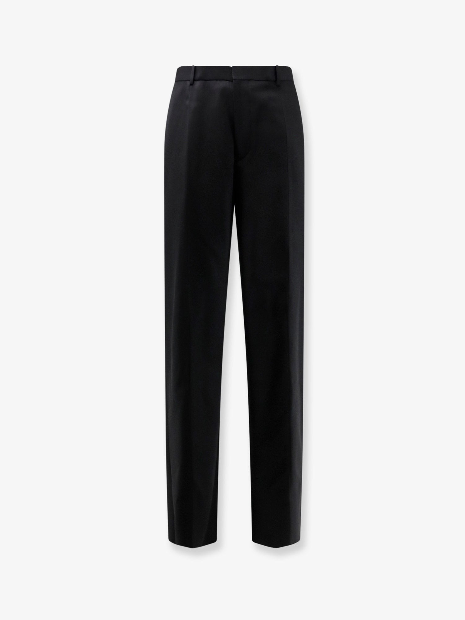 Bottega Veneta Men's Light Wool Trousers Black