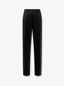 Bottega Veneta Men's Light Wool Trousers Black