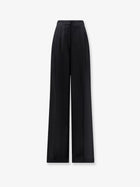 Tom Ford Women's Light Wool Tuxedo Trousers Black