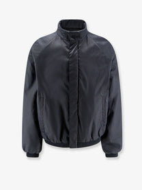 Gucci Men's Lightweight and Compact Nylon Jacket Black