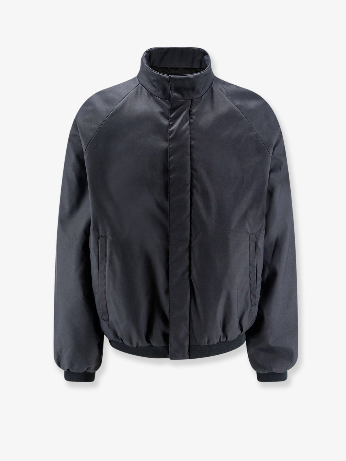Gucci Men's Lightweight and Compact Nylon Jacket Black