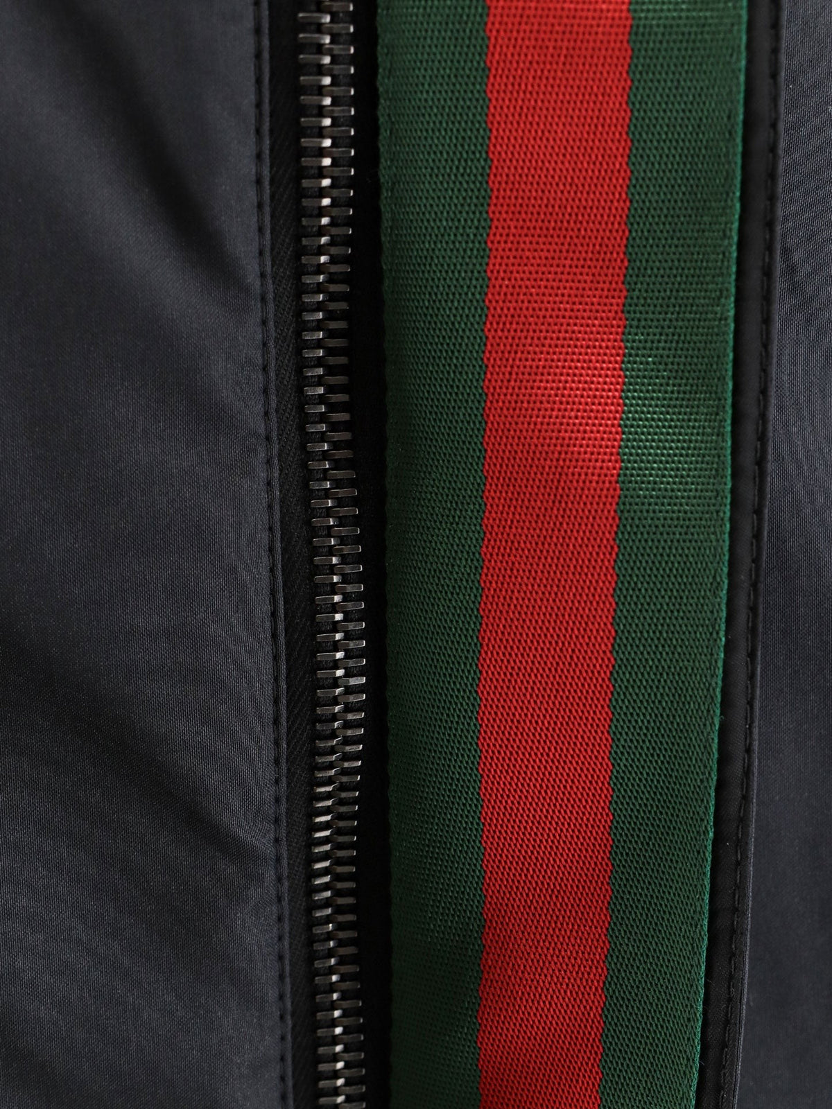 Gucci Men's Lightweight and Compact Nylon Jacket Black, view 3