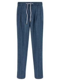 Brunello Cucinelli Lightweight Denim Jeans Blue