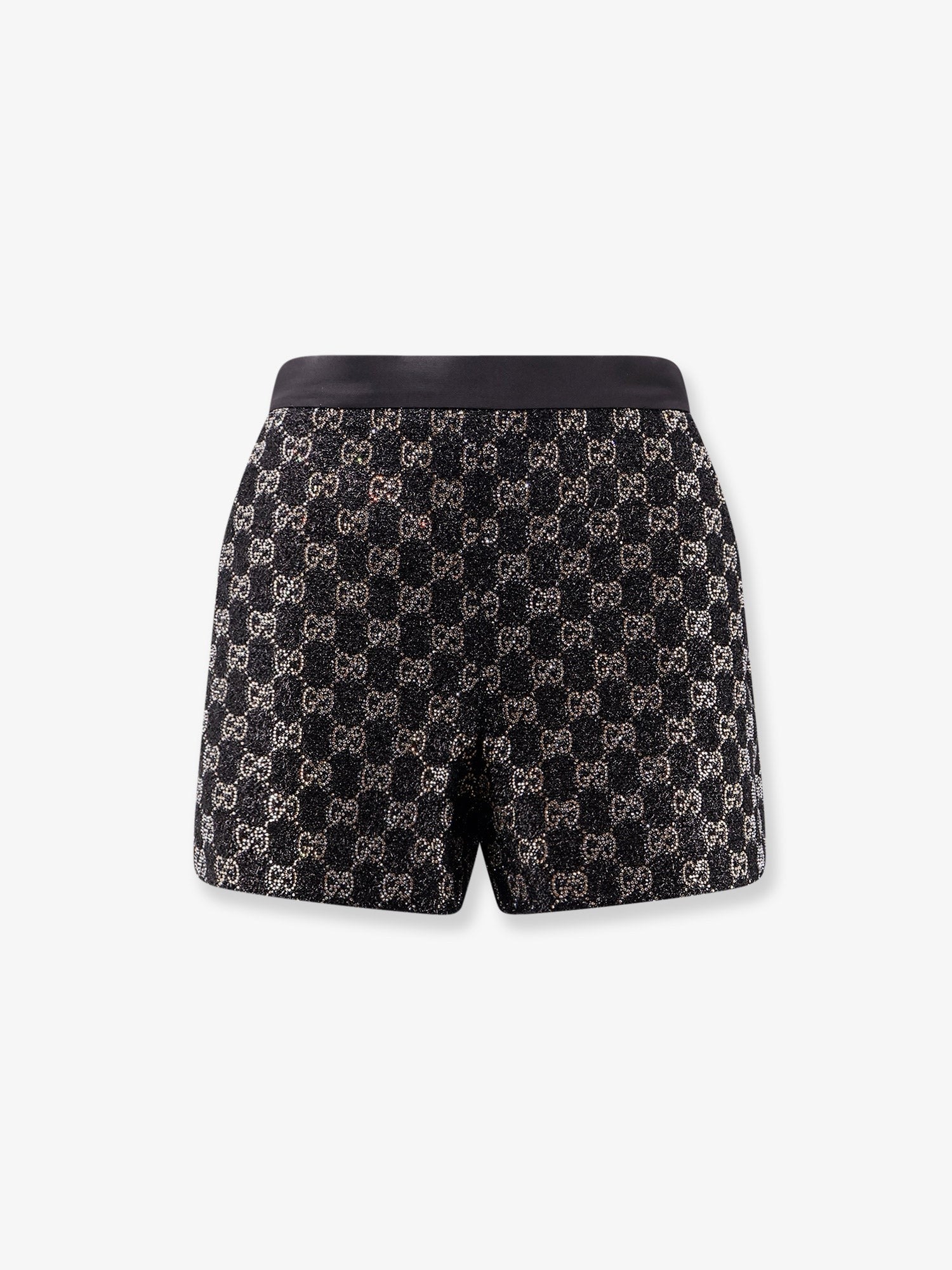 Gucci Women's GG Lamé Tweed Shorts Black