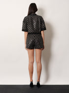 Gucci Women's GG Crystal Top Black, view 3