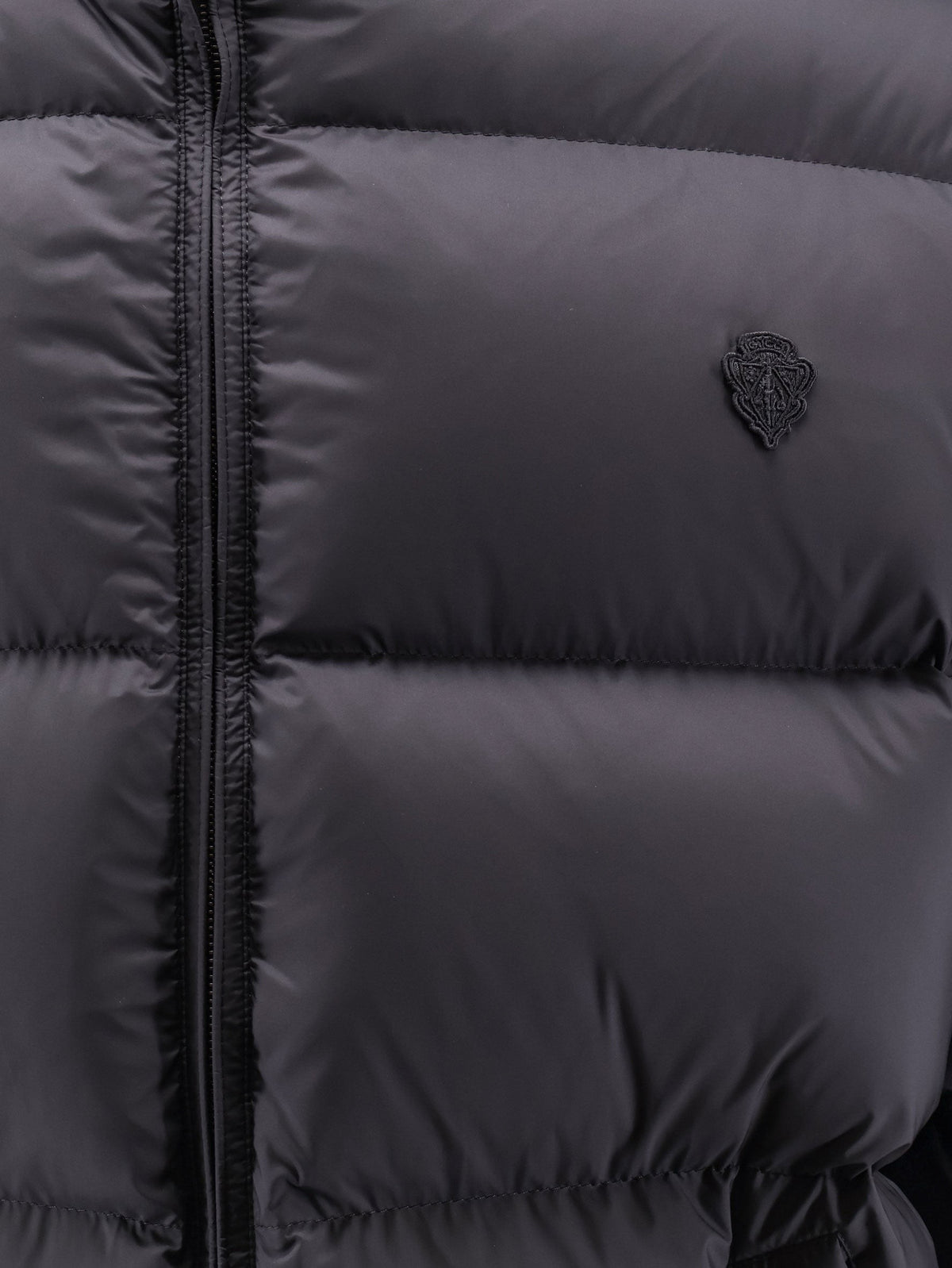 Gucci Men's Lightweight Polyester Down Jacket Black, view 3