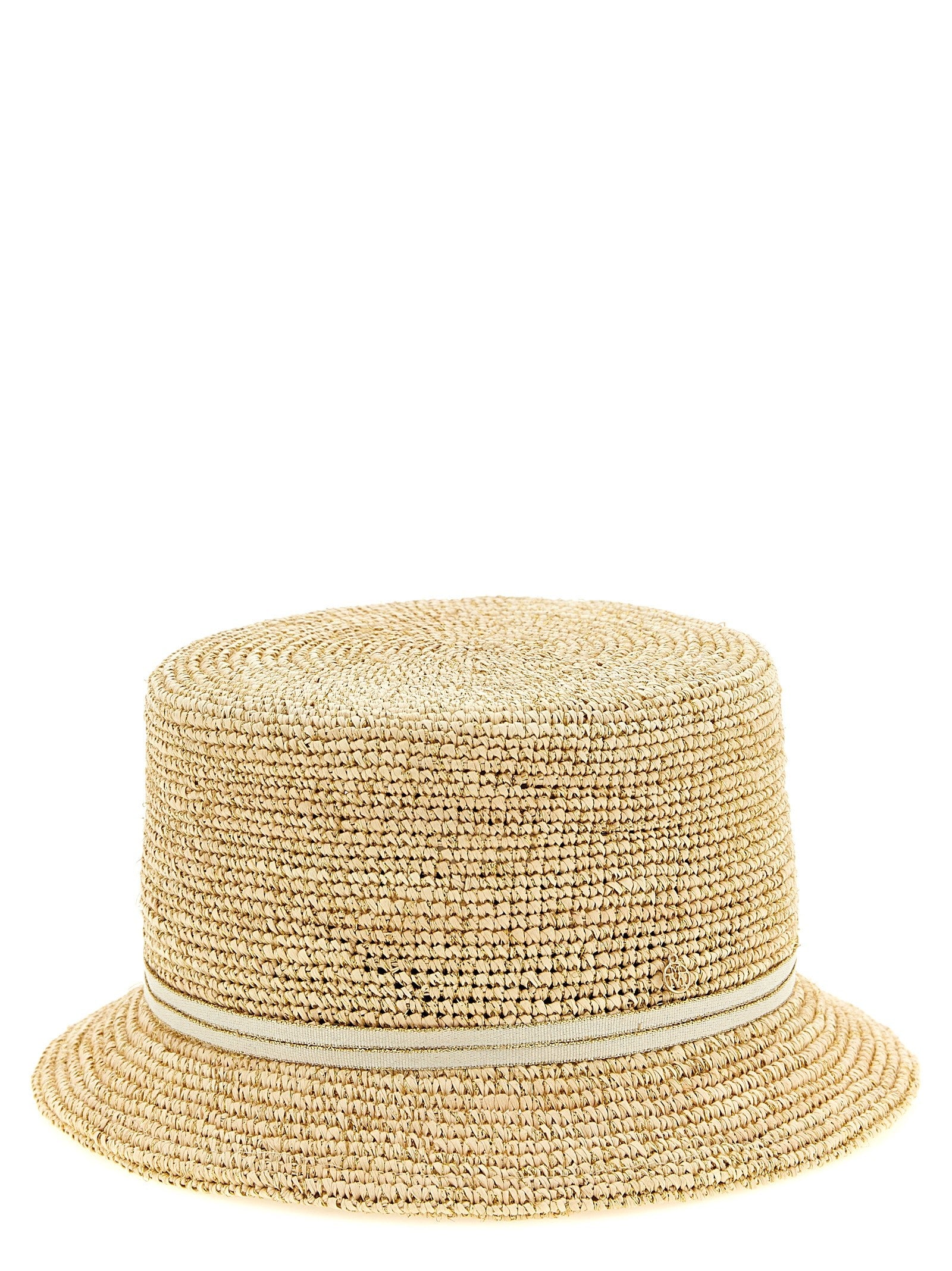 Maison Michel Lila Hat Beige