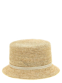Maison Michel Lila Hat Beige