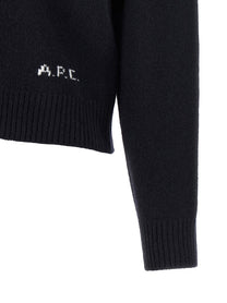 A.P.C Lila Wool Cardigan Blue