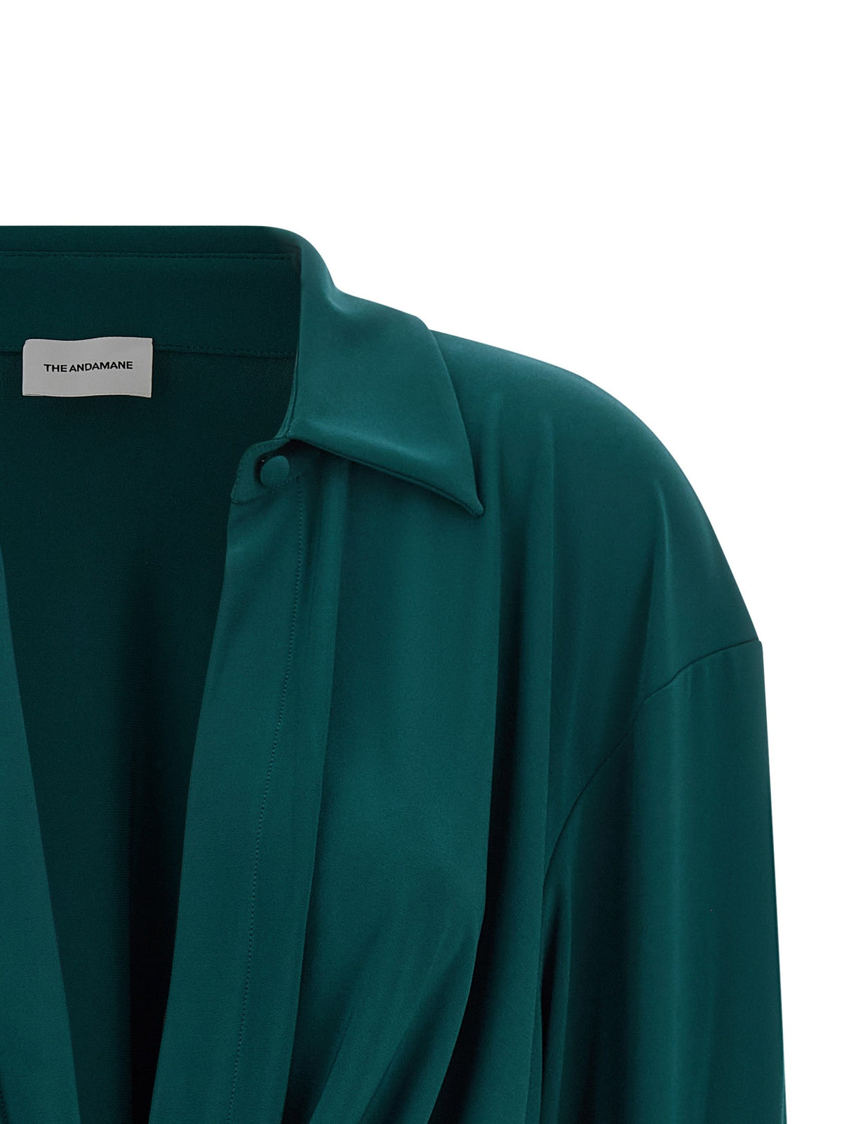 The Andamane Lilia Dress Green, view 3