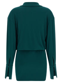 The Andamane Lilia Dress Green, view 2
