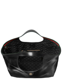 Gucci Women's Lily Large Shopping Bag Black