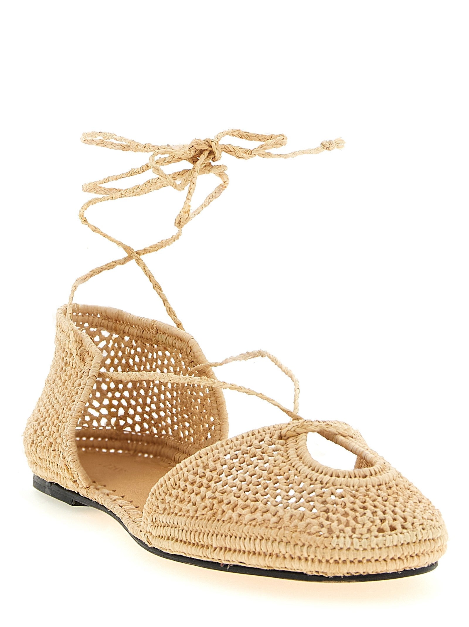 Odissi Lima Ballet Flats Beige