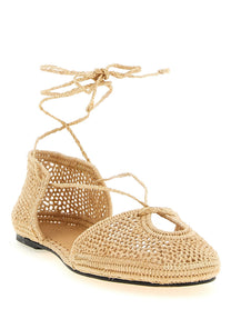 Odissi Lima Ballet Flats Beige
