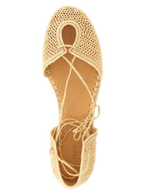 Odissi Lima Ballet Flats Beige