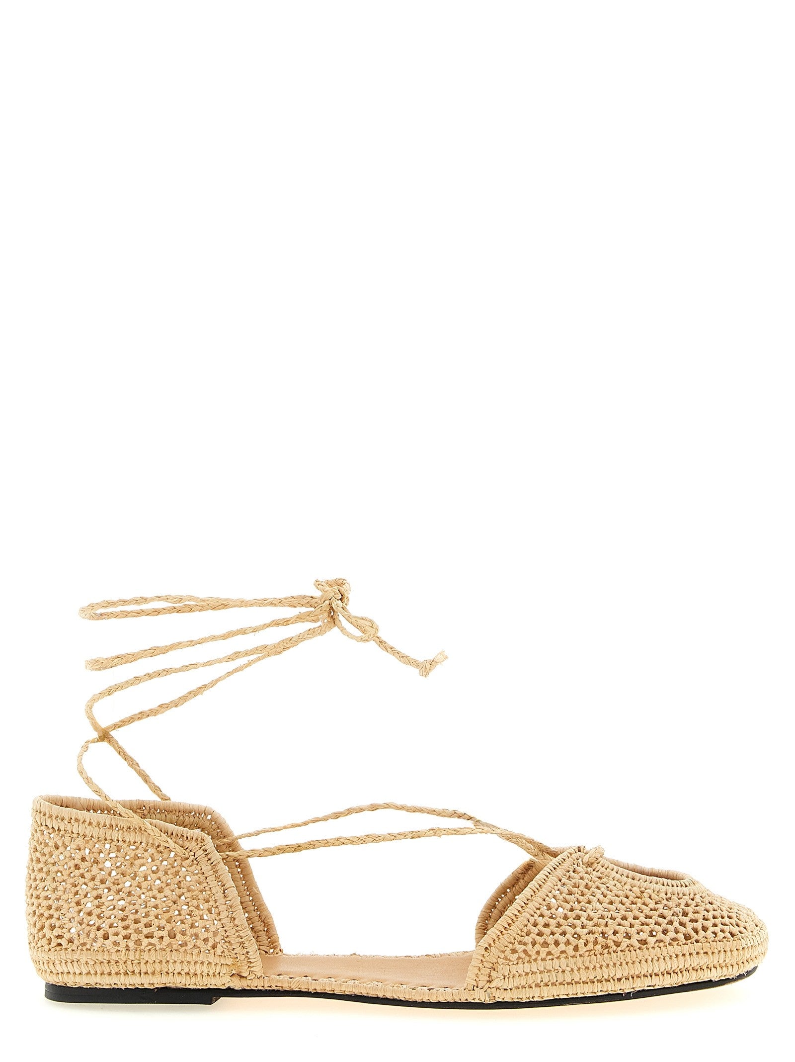 Odissi Lima Ballet Flats Beige