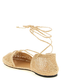 Odissi Lima Ballet Flats Beige