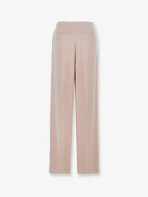 Pinko Women's Limoncello Satin Trousers Pink