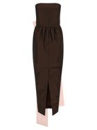 BERNADETTE Lina Dress Brown