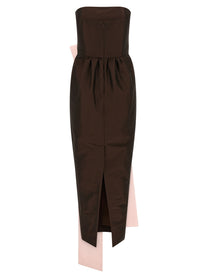 BERNADETTE Lina Dress Brown