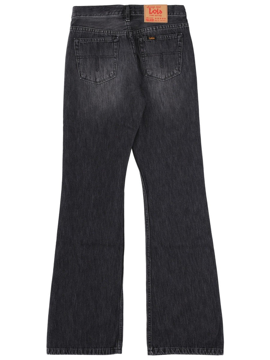 Lois Jeans Women's Lindsay Boot Jeans Black, view 2