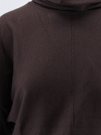 Soeur Women's Lindsay Merino Wool Sweater Chocolat
