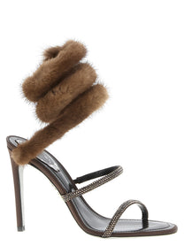 Rene Caovilla Lindsey Sandals Brown