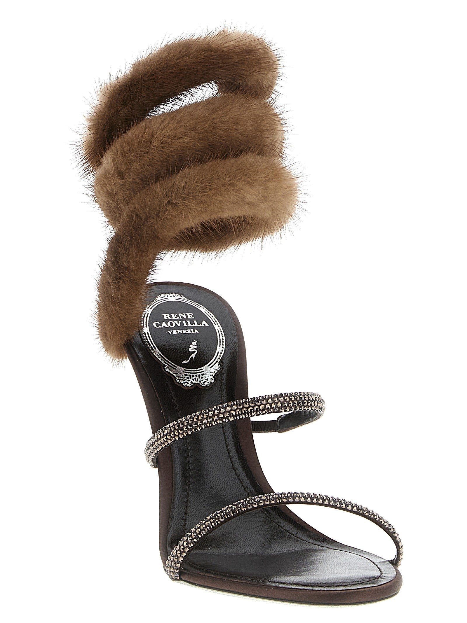 Rene Caovilla Lindsey Sandals Brown