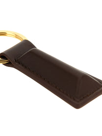 Jil Sander Linea Keyring Brown, view 3