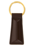 Jil Sander Linea Keyring Brown