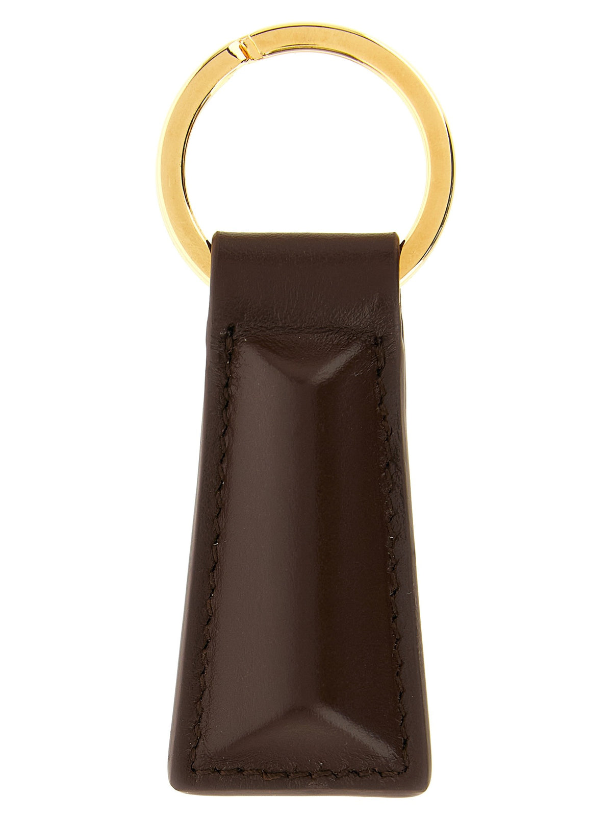 Jil Sander Linea Keyring Brown
