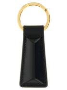 Jil Sander Linea Keyring Black