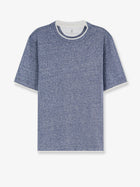 Brunello Cucinelli Men's Linen and Cotton Blend Shirt White