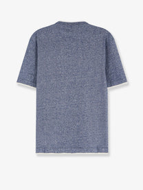 Brunello Cucinelli Men's Linen and Cotton Blend Shirt White