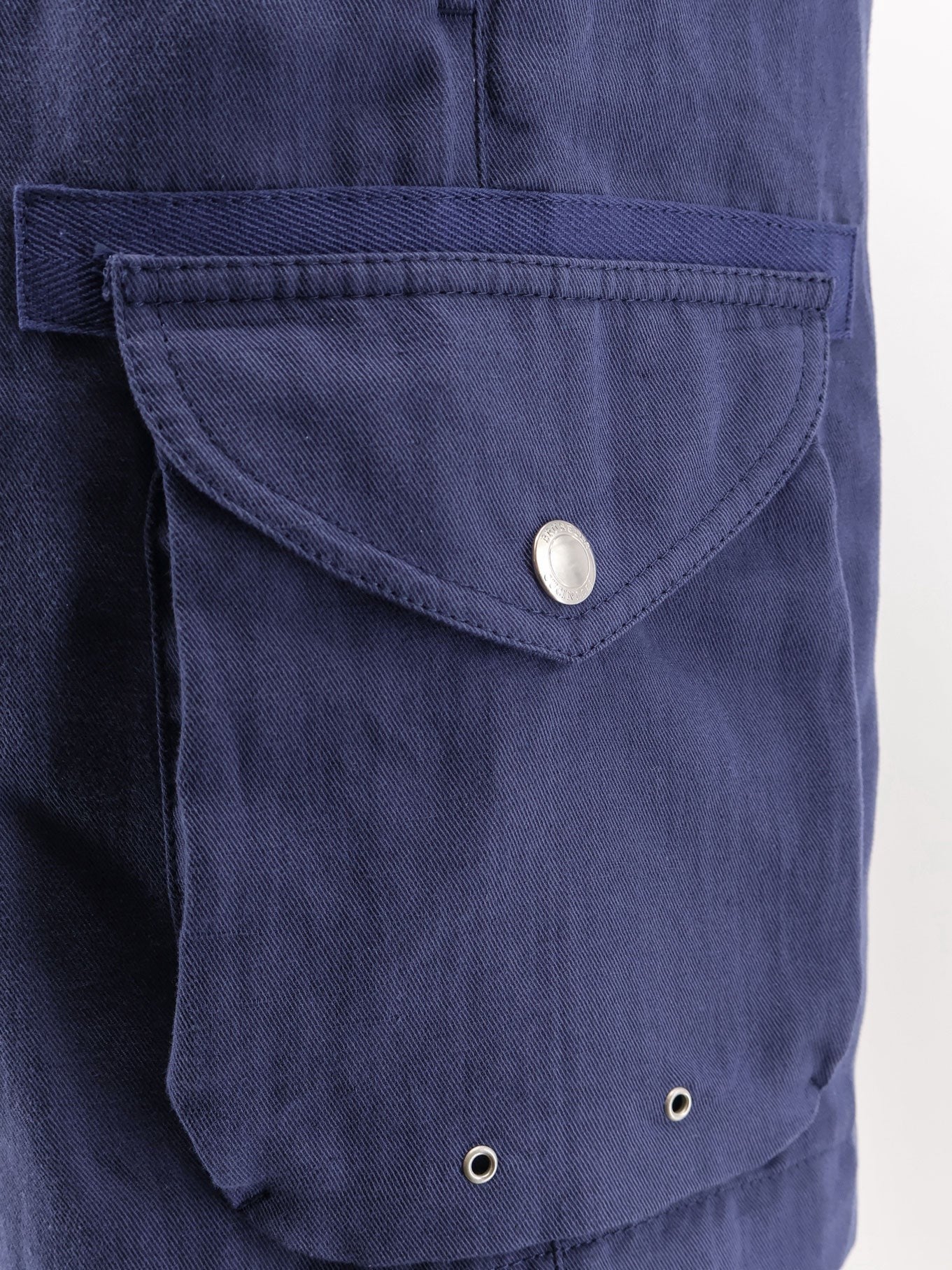 Brunello Cucinelli Men's Cargo Bermuda Shorts Blue