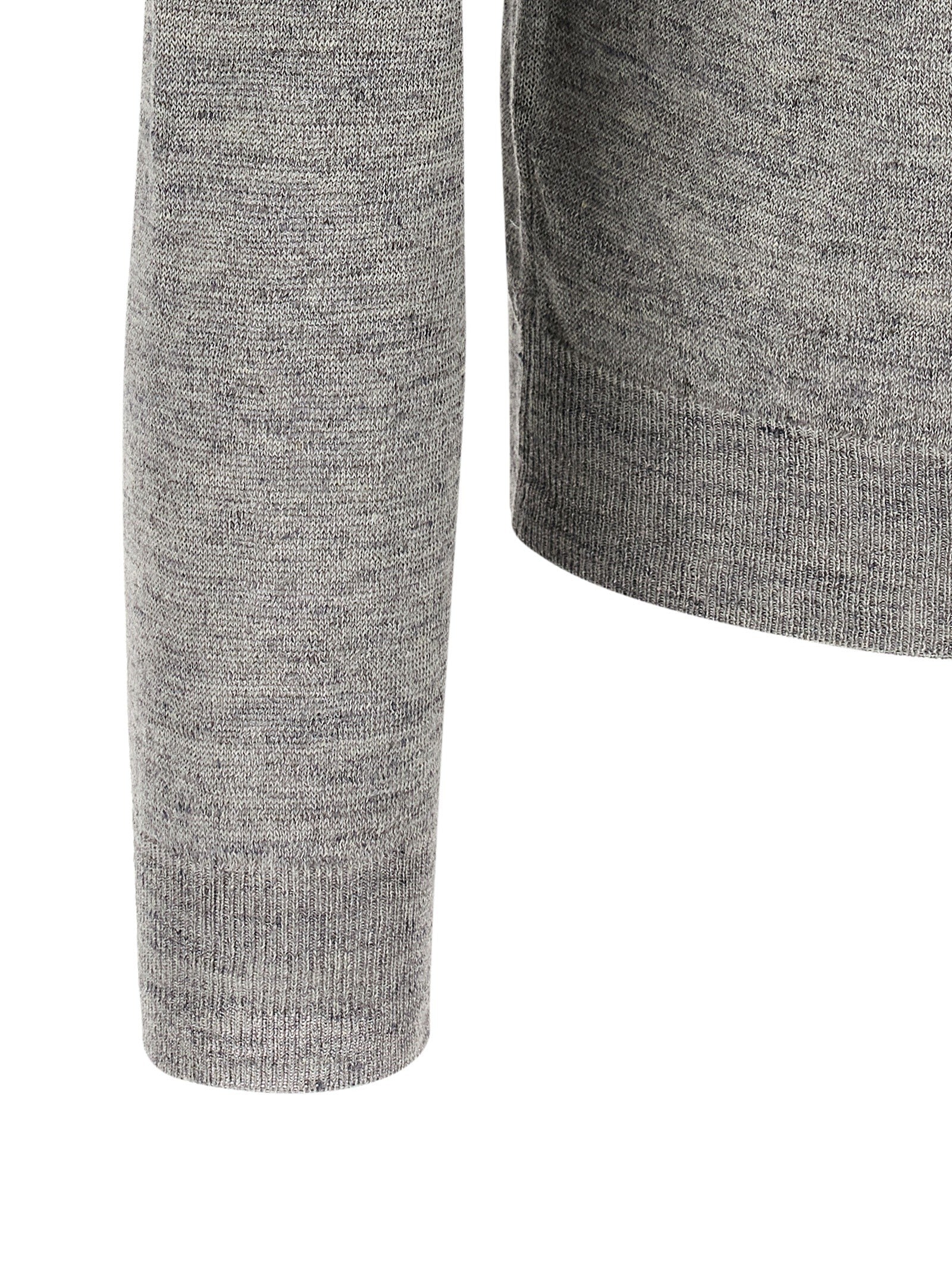 Riviera Project Linen and Silk Sweater Grey