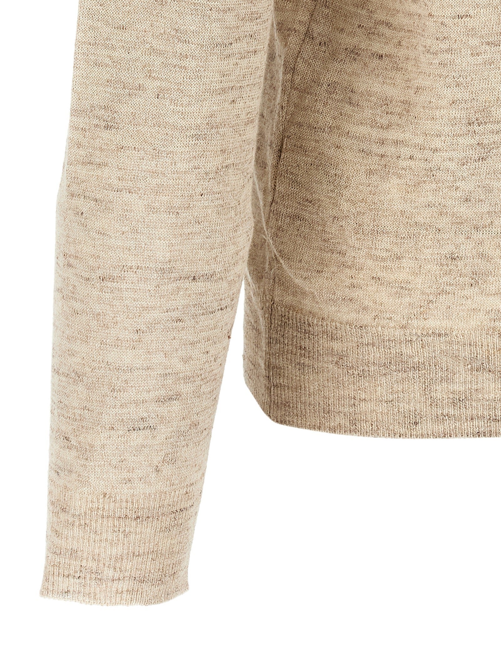 Riviera Project Linen and Silk Sweater Beige