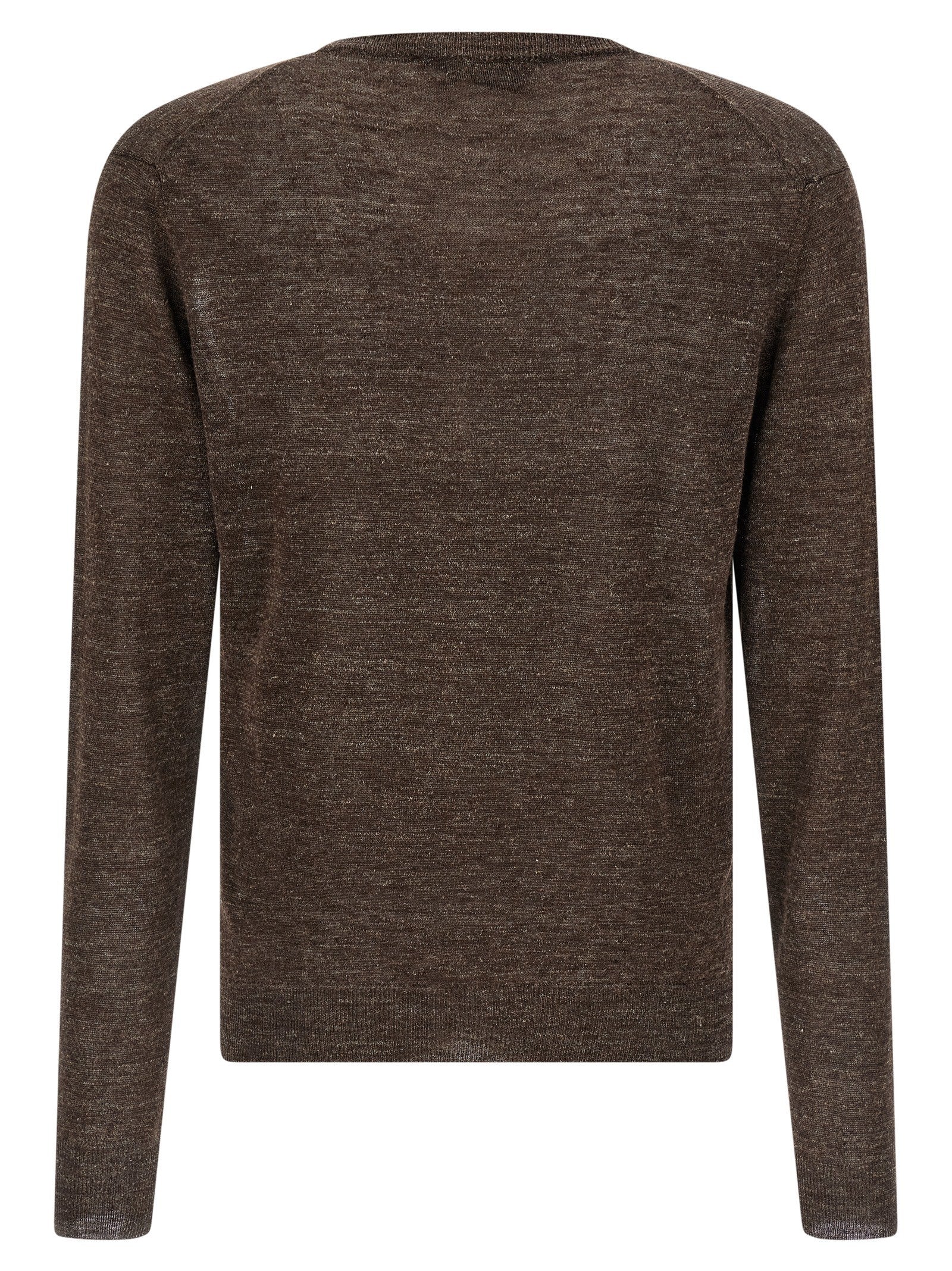 Riviera Project Linen and Silk Sweater Brown