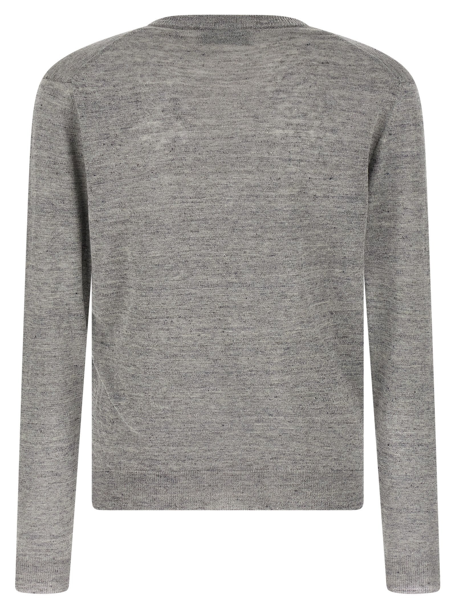 Riviera Project Linen and Silk Sweater Grey
