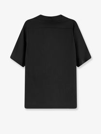 Hevò Men's Linen and Viscose Blend Shirt Black