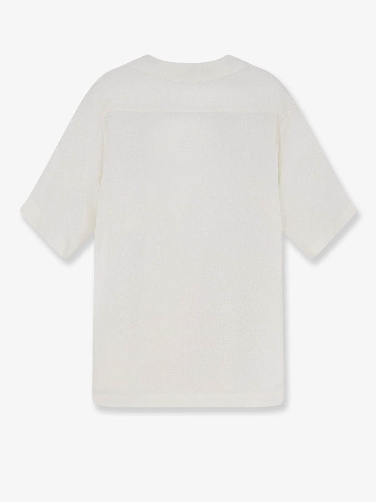 Hevò Men's Linen and Viscose Blend Shirt White