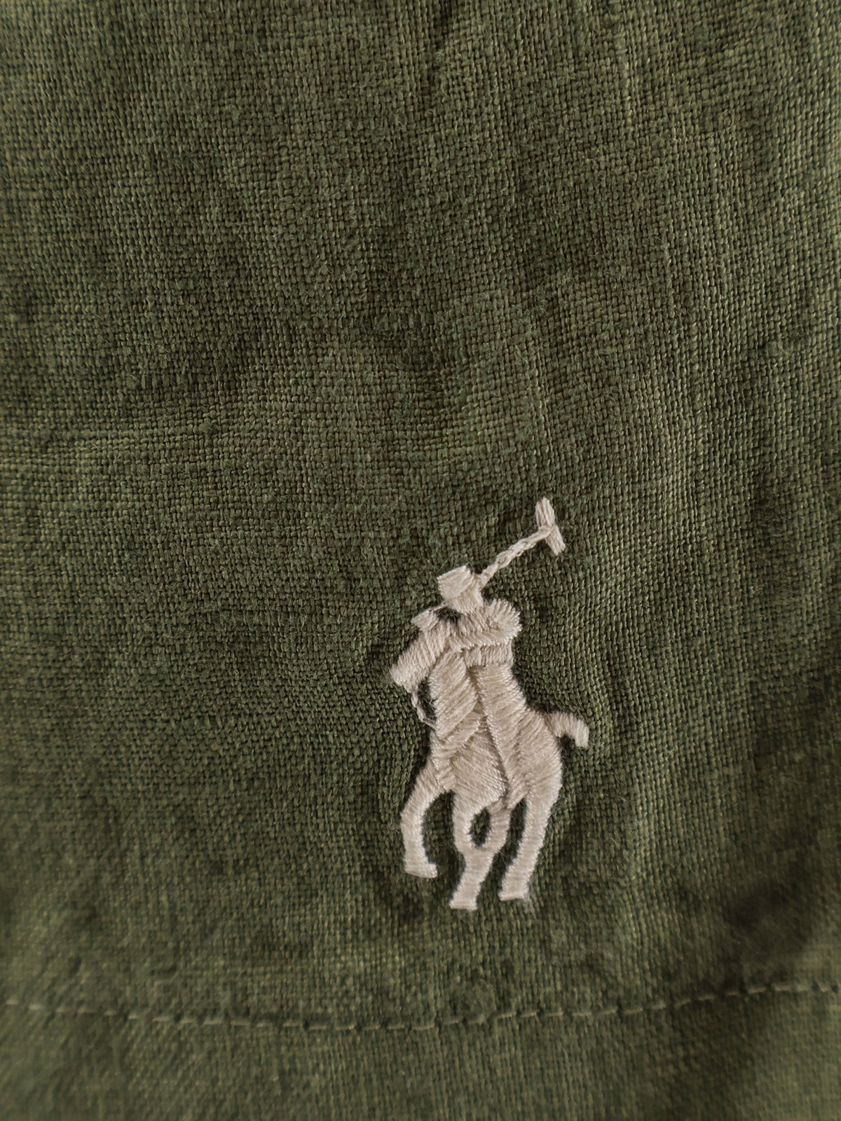 Polo Ralph Lauren Men's Linen Bermuda Shorts GARDEN TRAIL, view 3