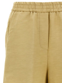 Nude Lucy Linen Bermuda Shorts Beige