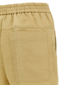 Nude Lucy Linen Bermuda Shorts Beige