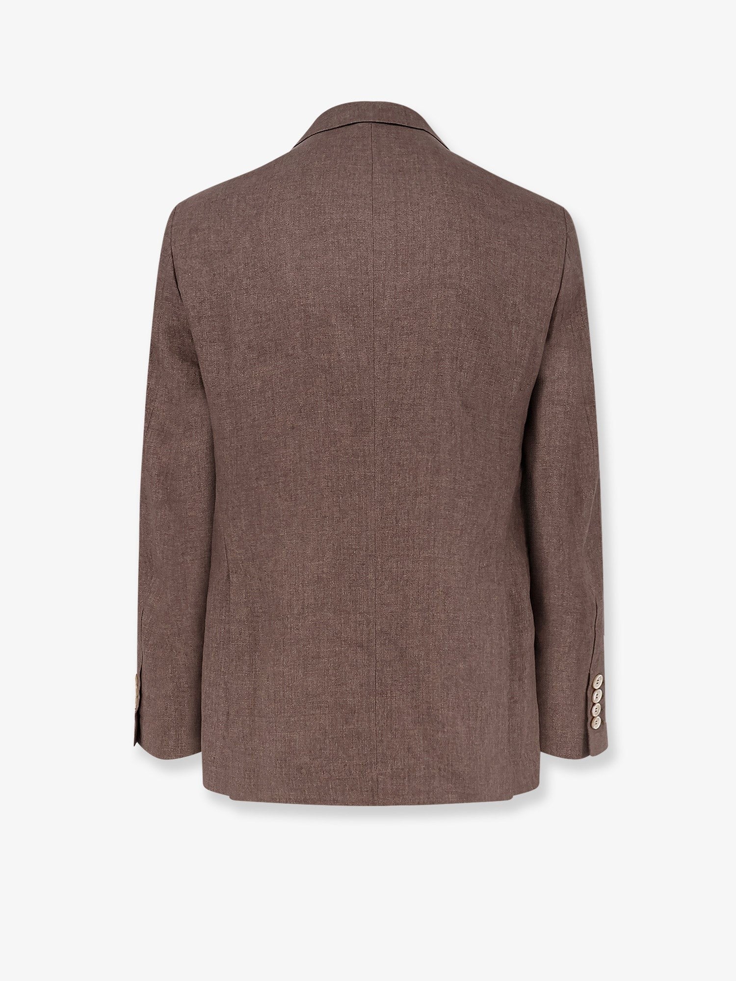 Brunello Cucinelli Men's Linen Blazer Beige